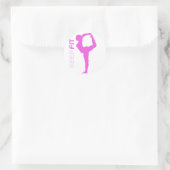 Blijf fit rond de Sticker (Tas)