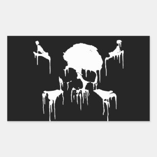 Blijf Frosty Rechthoekige Sticker