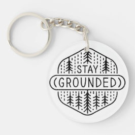 Blijf geaard mindfulness praktijk aarding sleutelhanger
