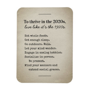 Blijf gedijen in 2026 Terug naar de basis Magneet