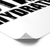 Blijf gehydrateerd1 poster (Hoek)