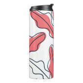 Blijf gehydrateerd met floral design fles! thermosbeker (Gedraaid links)