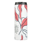 Blijf gehydrateerd met floral design fles! thermosbeker (Achterkant)
