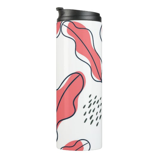 Blijf gehydrateerd met floral design fles! thermosbeker (Geroteerd rechts)