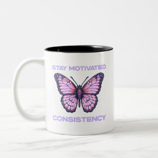 Blijf gemotiveerd koffie Mok