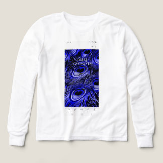 Blijf Geweldig Blauw Pauwveer Inspirerend d