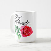 Blijf gezegend koffiemok (Voorkant links)