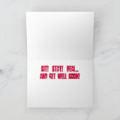 Blijf gezond en word snel beter! kaart (Binnen)