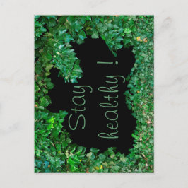 Blijf gezond met de groene Ivy Briefkaart