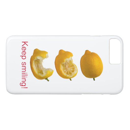 Blijf glimlachen Case-Mate iPhone case (Achterkant (Horizontaal))