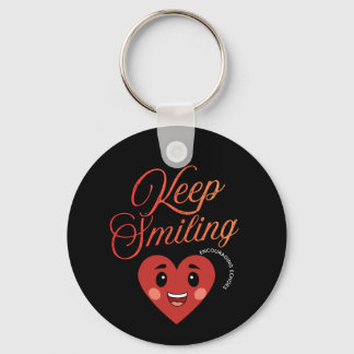 Blijf Glimlachen Inspirerende Sleutelhanger