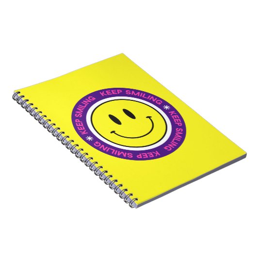 Blijf glimlachen notitieboek (Rechterzijde)