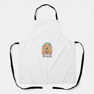 Blijf Golden Retriever Dog Gifts Schort