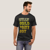 Blijf Goldy Ponyboy T Shirt (Voorkant volledig)