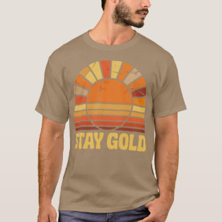 Blijf Goud - Outsiders Klassieker 80s Retro T-shirt