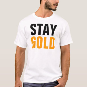 Blijf goud t-shirt