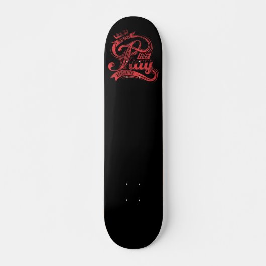 Blijf gratis | skateboard (Voorkant)