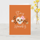 Blijf Griezelen Kaart (Gele Bloem)