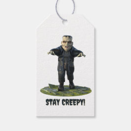 Blijf griezelig! Frankenstein's Monster Gift Label Cadeaulabel