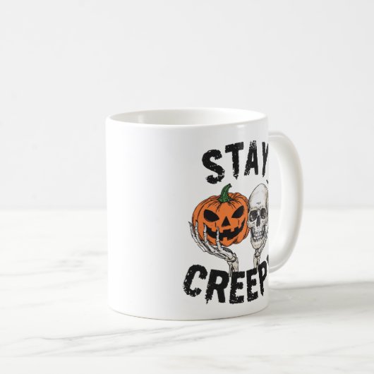 Blijf griezelig Halloween Mok – Spooky Coffee Cup (Voorkant rechts)