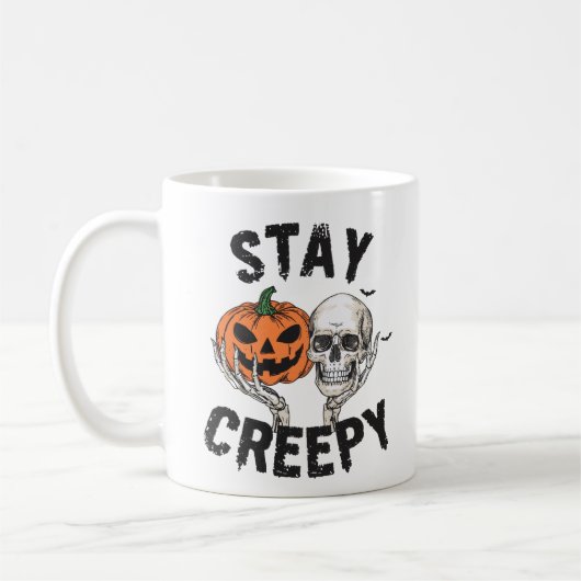 Blijf griezelig Halloween Mok – Spooky Coffee Cup (Links)