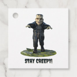 Blijf griezelig! monster van Frankenstein Bedankjes Labels