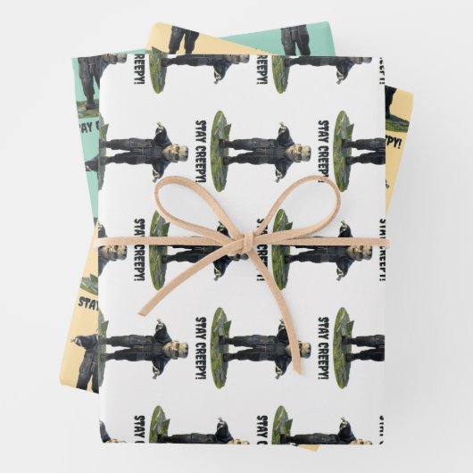 Blijf griezelig! monster van Frankenstein Inpakpapier Vel (In situ)