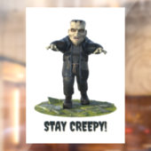Blijf griezelig! monster van Frankenstein Raamsticker (Vel 2)
