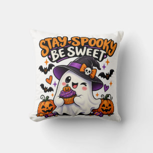 Blijf Griezelig, Wees Lief Kabouter Geest Hallowee Kussen