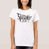 Blijf griezelige heksen heks Halloween grappig T-shirt (Voorkant)