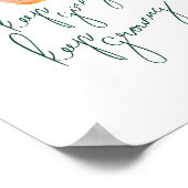 Blijf groeien, modern Plant voor kalligrafie Poster (Hoek)