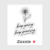 Blijf groeien sticker (Vel)