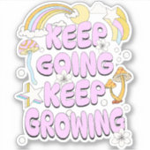 Blijf groeien sticker (Voorkant)