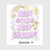 Blijf groeien sticker (Vel)
