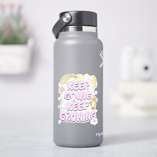 Blijf groeien sticker (HydroFlask)