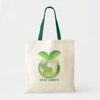 Blijf groen tote bag