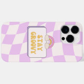 Blijf Groovy Case-Mate iPhone Case (Achterkant (horizontaal))