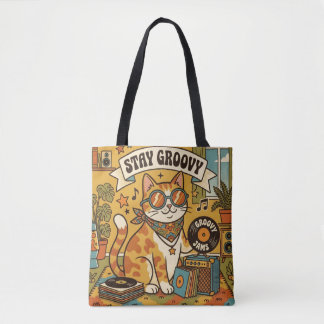 Blijf groovy | Dierenliefhebber | Bohemië Draagtas