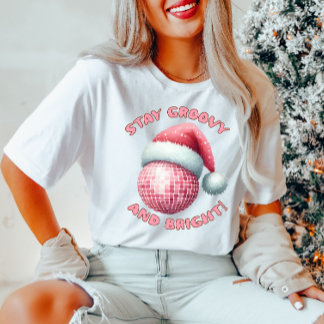Blijf Groovy en Bright Christmas Shirt