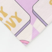 Blijf Groovy Fleece Deken (Hoek)
