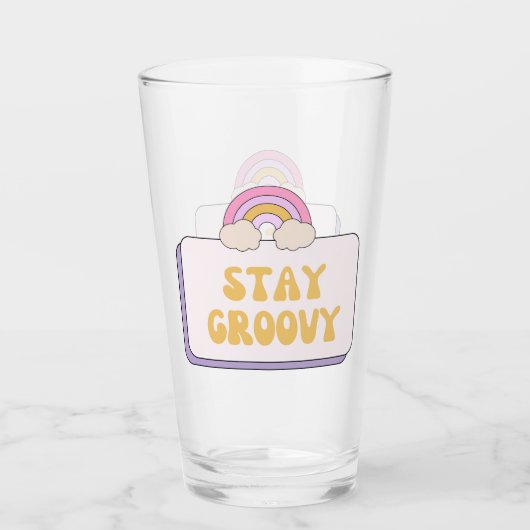 Blijf Groovy Glas (Voorkant)