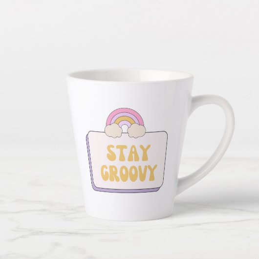 Blijf Groovy Latte Mok (Rechts)