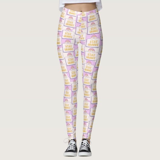 Blijf Groovy Leggings (Voorkant)