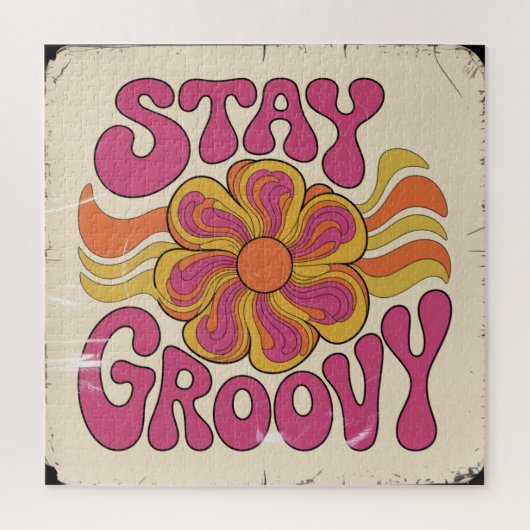 Blijf Groovy Legpuzzel (Verticaal)