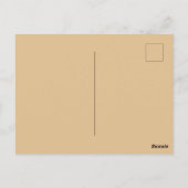 Blijf Groovy met een plons rood en geel Briefkaart (Achterkant)