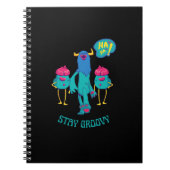 Blijf groovy overal, grappige kinderen op school notitieboek (Voorkant)