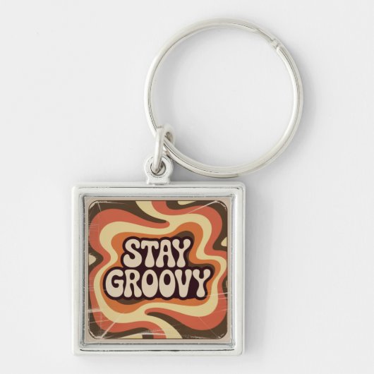 Blijf Groovy Sleutelhanger (Voorkant)