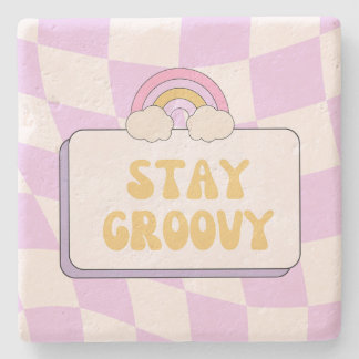 Blijf Groovy Stenen Onderzetter