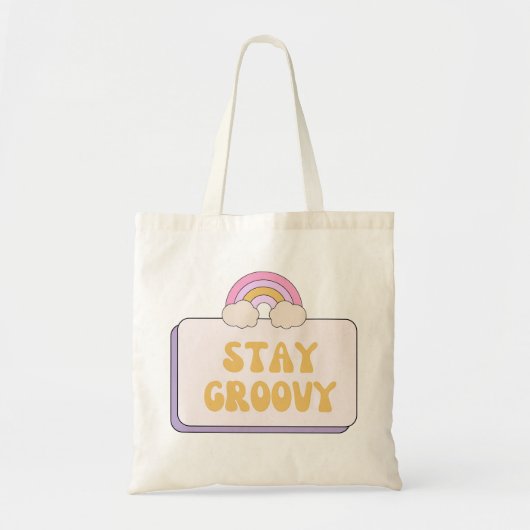 Blijf Groovy Tote Bag (Voorkant)