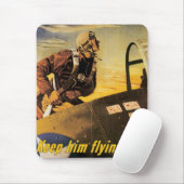 Blijf hem vliegen. muismat (Met muis)